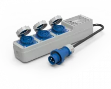 Industrial socket-Portable Distribution Box 16A ,220-240VAC, 50Hz