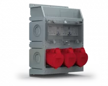 Industrial socket 16A/32A IP44