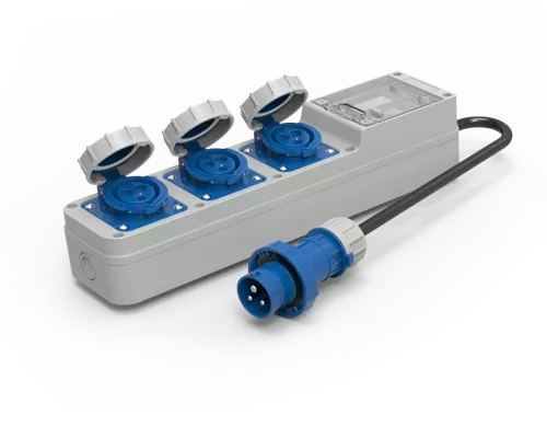 Industrial socket-Portable Distribution Box 16A ,220-240VAC, 50Hz